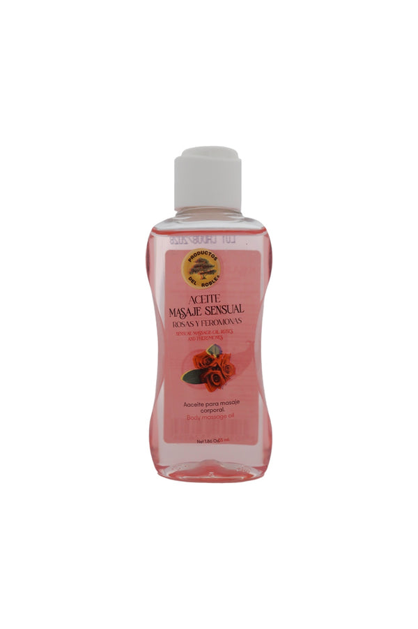 ACEITE MASAJE SENSUAL ROSAS Y FEROMONAS 55ML.*1X14