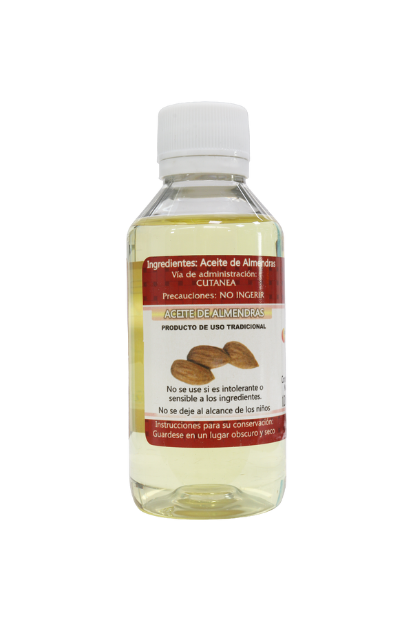 ACEITE DE ALMENDRAS C/120ML. VÍA DE ADMINISTRACIÓN CUTANEA.