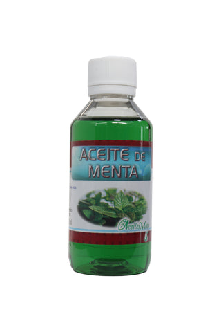 ACEITE DE MENTA C/120 ML. VÍA DE ADMINISTRACIÓN CUTANEA.