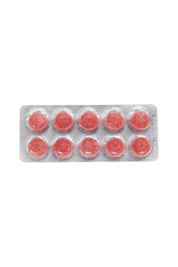 BLISTER AJOLOTIUS CARAMELO REFRESCANTES C/10 PZ DE 2.2 GR C/U. SABOR JENGIBRE-HEDERA.