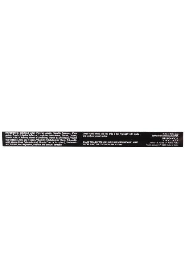 AMP. ULTRA MASTER 4000 HOMBRE SOLUCIÓN INGERIBLE C/10 AMP. DE 10 ML. C/U AHORA ADICIONADA CON AGUAJE PERUANO, PROTEINA, CREATINA, AMINOACIDOS, VITAMINAS, MINERALES Y CAFEINA + ZINC.