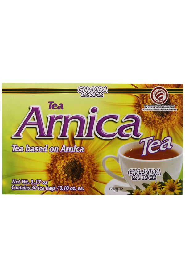 TÉ ÁRNICA C/30 SOBRES DE 3 GR C/U. TÉ A BASE DE ÁRNICA. CERTIFICADO DE CALIDAD HARPC.