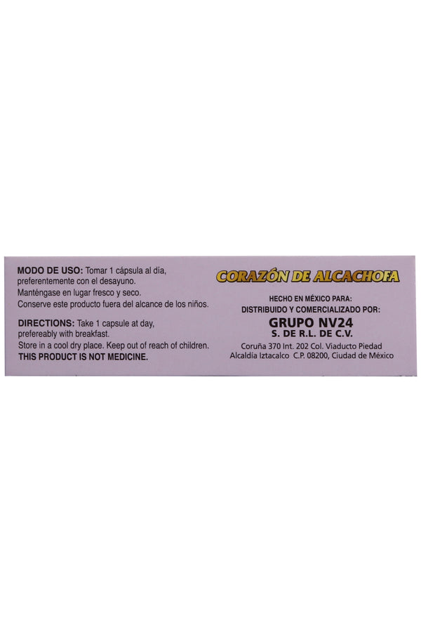 CAPS. CORAZÓN DE ALCACHOFA, HOJAS DE HINOJO, FRUTO DE MANZANA, VITAMINAS Y MINERALES UNISEX C/30 DE 500 MG C/U  ¡OFERTA 50% MÁS GRATIS!  GODVIT