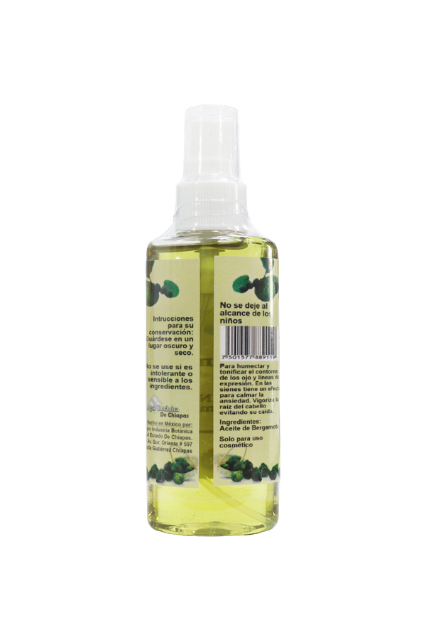 ACEITE DE BERGAMOTA NATURAL C/ 60ML. VÍA DE ADMINISTRACIÓN CUTANEA . CON ATOMIZADOR