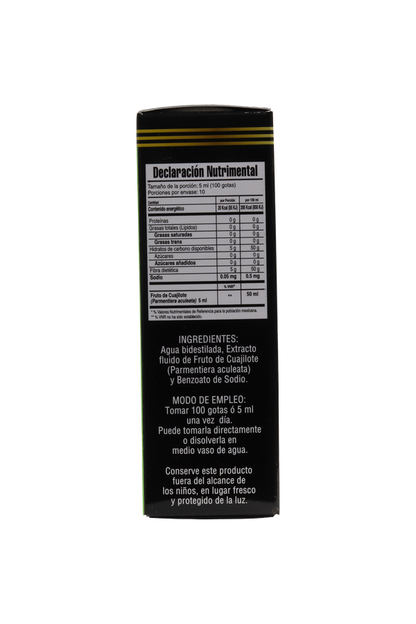 EXT. FLUIDO CUAJILOTE (INGERIBLE) C/50 ML. (PARMATIERA ACULEATA)