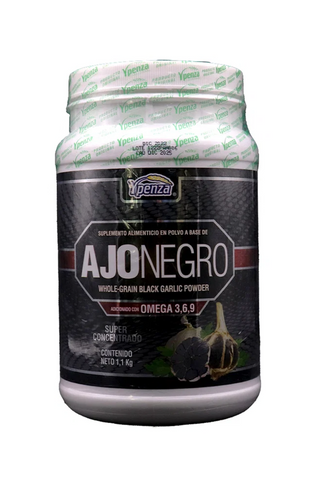 POLVO AJO NEGRO ADICIONADO CON OMEGA 3,6,9 1.1 KG
