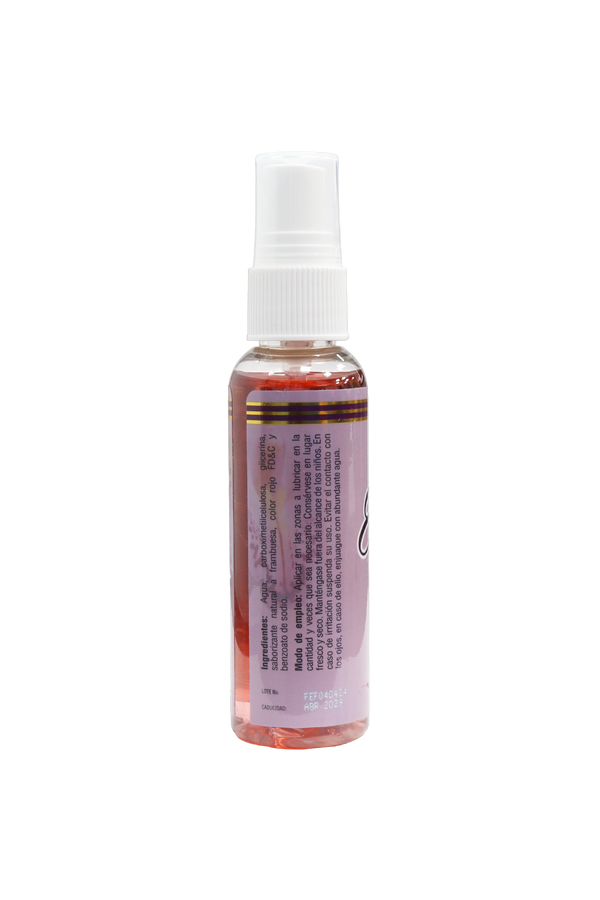 GEL FEM EROTICA LUBRICANTE A BASE DE AGUA SABOR FRAMBUESA SALVAJE 60 ML.  NO ES PEGAJOSO, NO MANCHA Y NO DESEQUILIBRA EL PH.