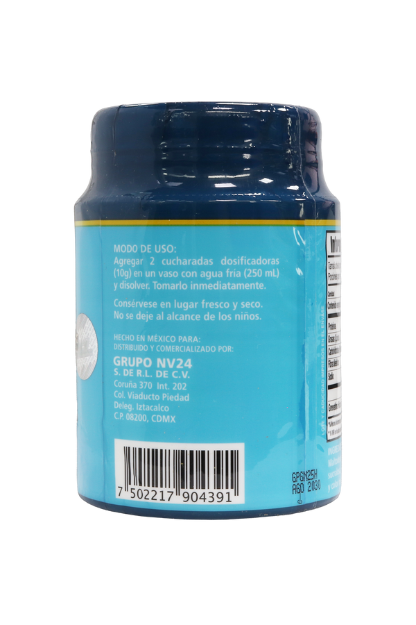 POLVO GRENETINA HIDROLIZADA SABOR PIÑA-COCO C/300 GR. HIDROLIZED GELATIN.