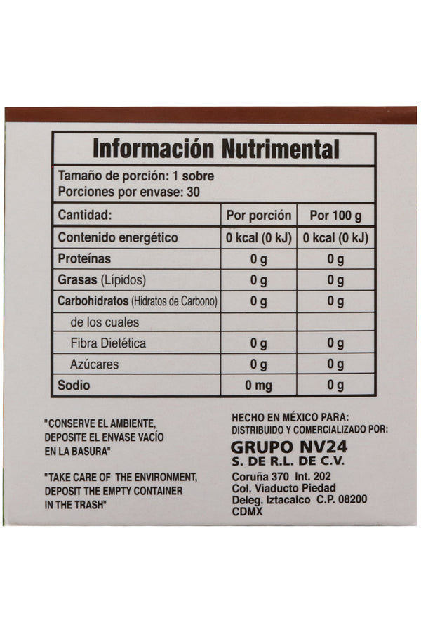 TÉ DE HOJAS DE MANGO C/30 SOBRES DE 3GR C/U.