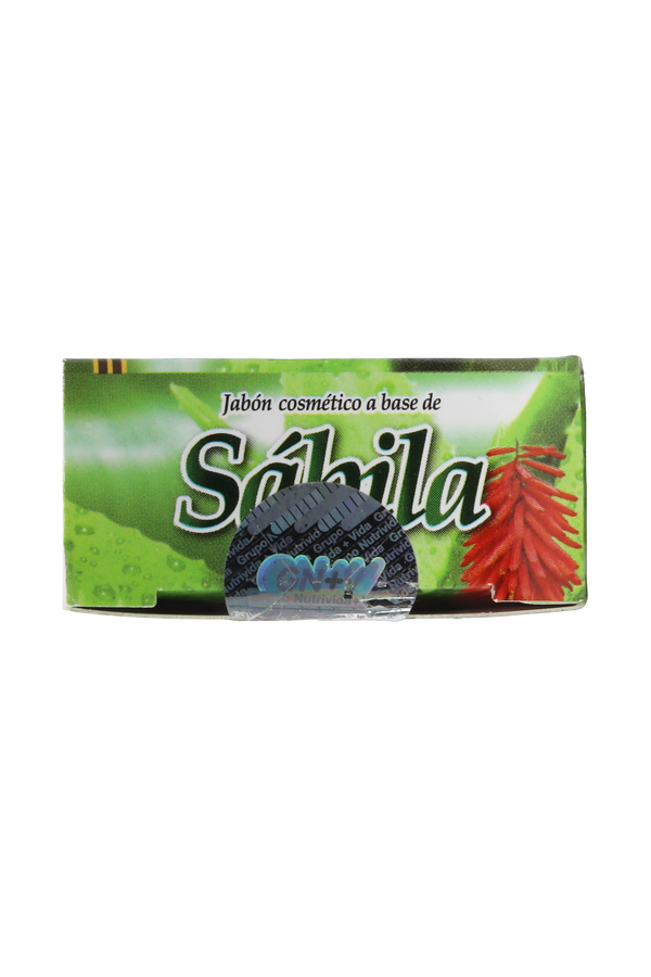 JABÓN COSMÉTICO A BASE DE SÁBILA (ALOE VERA) C/ 90 GR. JABÓN COSMÉTICO CON FÓRMULA TRADICIONAL.
