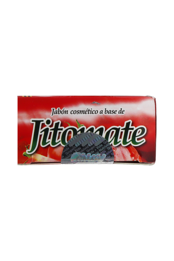 JABÓN COSMÉTICO A BASE DE JITOMATE  C/90 GR. JABÓN COSMÉTICO CON FÓRMULA TRADICIONAL.