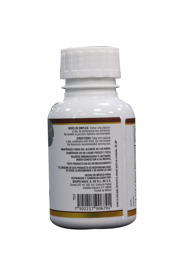 CAPS. ACEITE VIRGEN DE SEMILLA DE CALABAZA ADICIONADO CON VITAMINA E C/60 DE 1200 MG C/U.