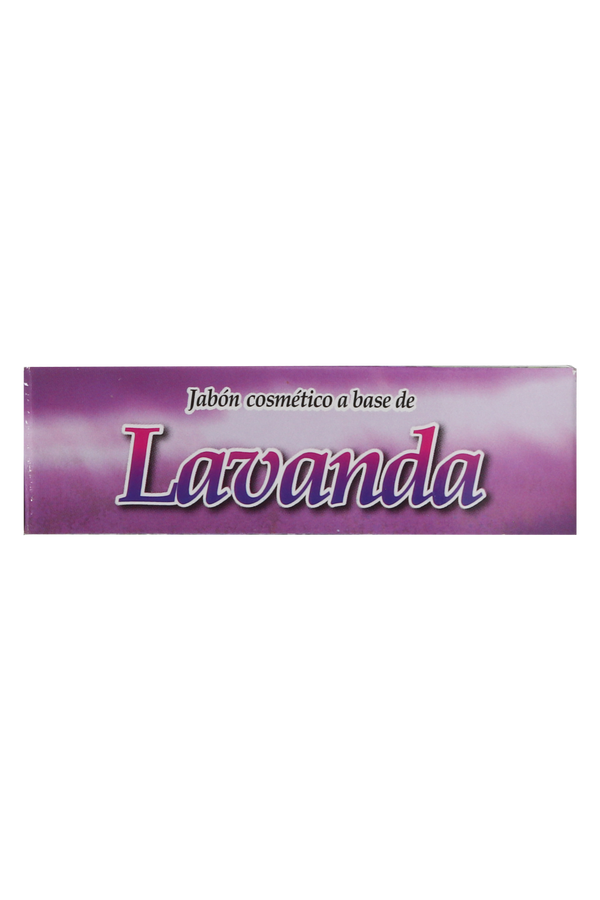 JABÓN COSMÉTICO A BASE DE LAVANDA C/ 90 GR. JABÓN COSMÉTICO CON FÓRMULA TRADICIONAL.