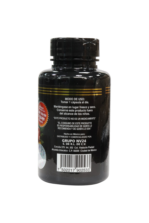 CAPS. MANGO AFRICANO C/30 DE 650 MG C/U. ADICIONADO CON CITRATO DE MAGNESIO, RAÍZ DE NOPAL, RAÍZ DE TORONJA, PIÑA,  VITAMINA C, CAFÉ VERDE Y AGUAJE. GODVIT.
