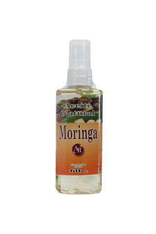ACEITE DE MORINGA NATURAL C/60ML . VÍA DE ADMINISTRACIÓN CUTANEA. CON ATOMIZADOR.