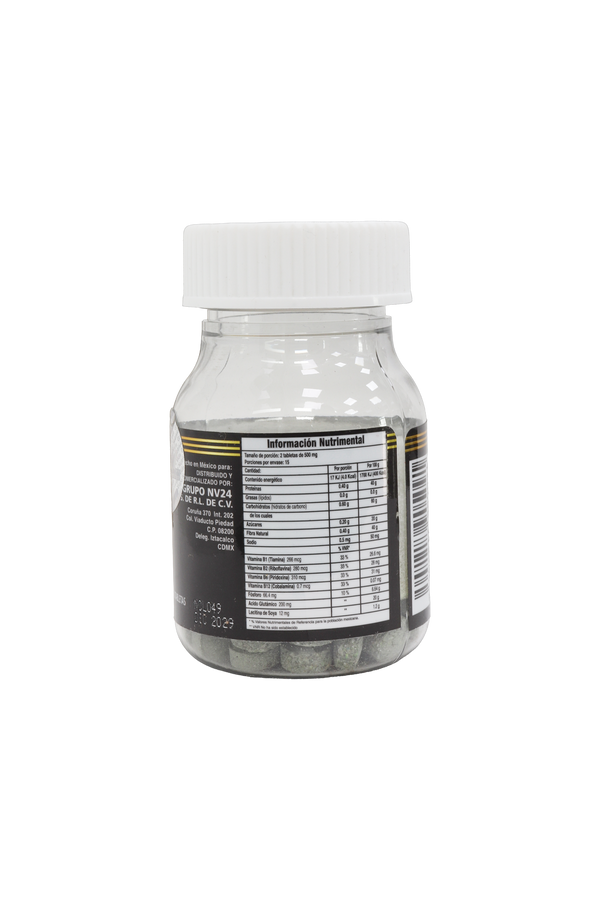 TBS. NUTRICOL C/30 DE 500 MG C/U. A BASE DE ÁCIDO GLUTÁMICO, LECITINA DE SOYA, FÓSFORO Y VITAMINAS DEL COMPLEJO B.