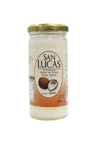 SAN LUCAS ACEITE DE COCO EXTRA VIRGEN 230 ML