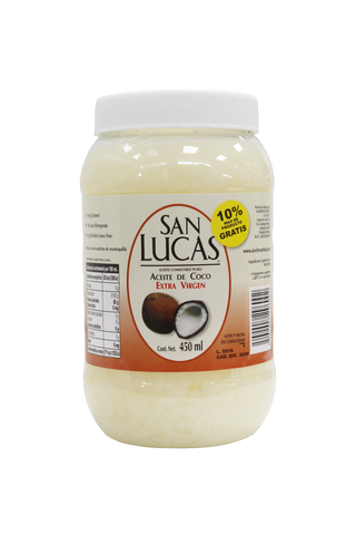 SAN LUCAS ACEITE DE COCO EXTRA VIRGEN 450 ML