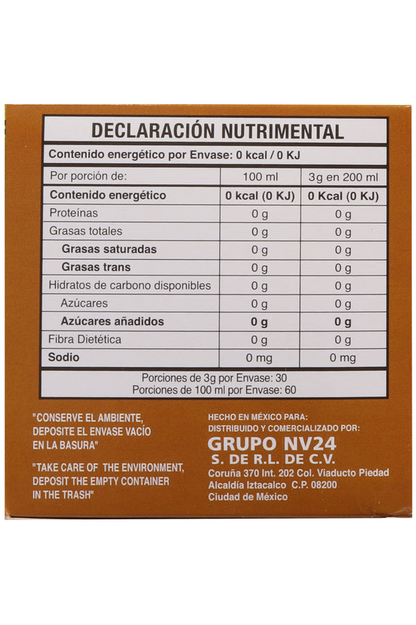 TÉ CUACHALALATE C/30 SOBRES DE 3GR C/U. CERTIFICADO DE CALIDAD HARPC.