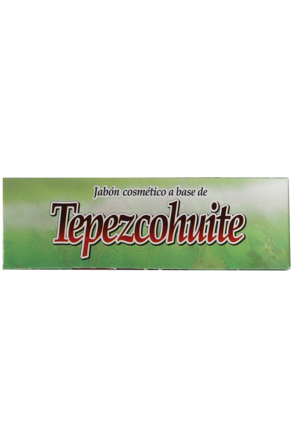 JABÓN COSMÉTICO A BASE DE TEPEZCOHUITE C/90 GR. JABÓN COSMÉTICO CON FÓRMULA TRADICIONAL.