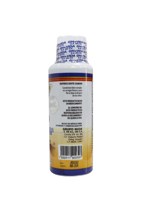JARABE LOS SECRETOS DEL TIO LUIS ADULTO 250ML. A BASE DE MIEL DE ABEJA, EXTRACTOS FLUIDOS DE EUCALIPTO, GORDOLOBO, MENTA Y PROPÓLEO. ADICIONADO CON VITAMINA C.