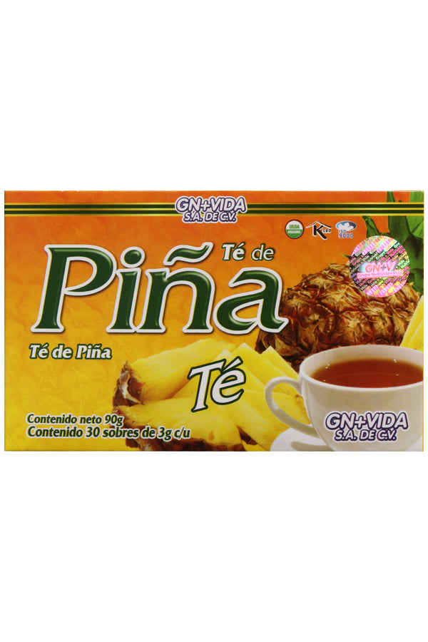 TÉ PIÑA C/30 SOBRES DE 3 GR C/U. CERTIFICADO DE CALIDAD HARPC.