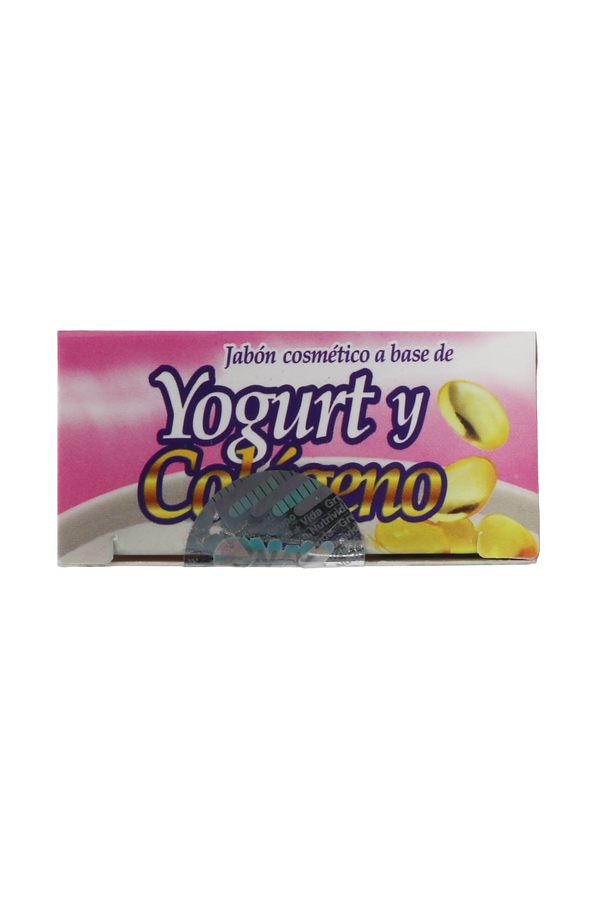 JABÓN COSMÉTICO A BASE DE YOGURTH Y COLAGENO C/ 90 GR. JABÓN COSMÉTICO CON FÓRMULA TRADICIONAL.