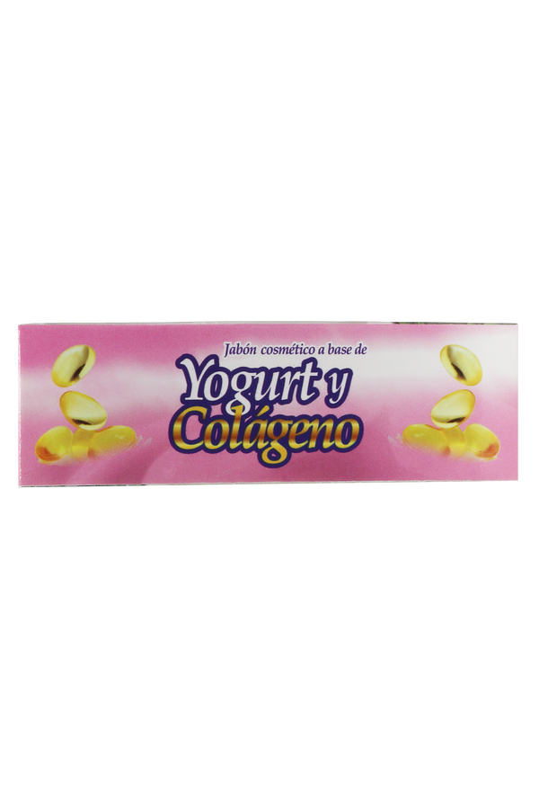 JABÓN COSMÉTICO A BASE DE YOGURTH Y COLAGENO C/ 90 GR. JABÓN COSMÉTICO CON FÓRMULA TRADICIONAL.