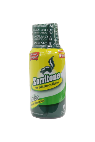JARABE ZORRITONE CON BÁLSAMO Y MENTOL CON 120 ML ¡NUEVA IMAGEN!