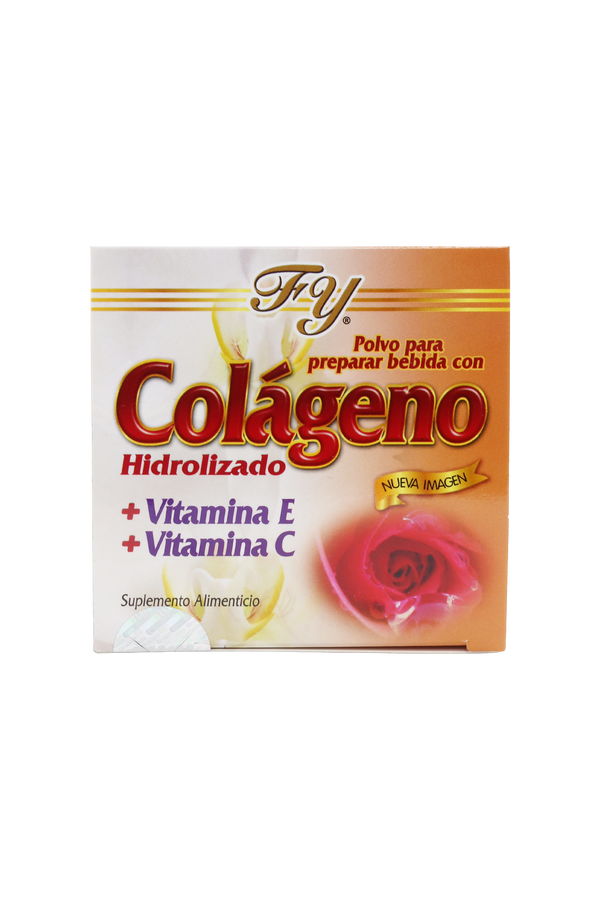 POLVO PARA PREPARAR BEBIDA CON COLAGENO HIDROLIZADO CON VITAMINA E Y VITAMINA C  C/250 GR. SABOR NARANJA. NUEVA IMAGEN.