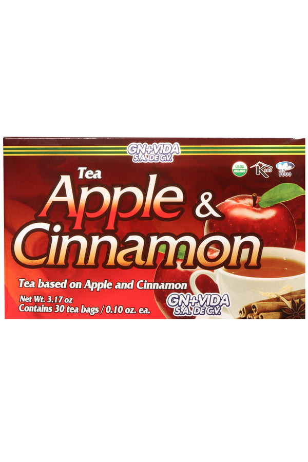 TÉ MANZANA Y CANELA C/30 SOBRES 3GR C/U.