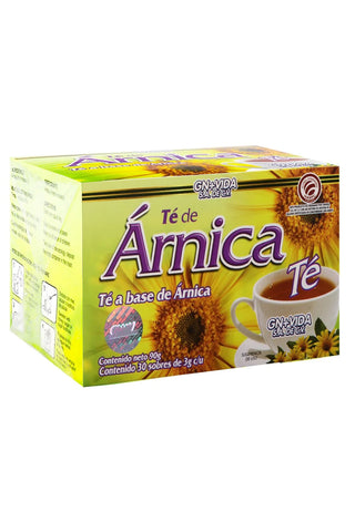 TÉ ÁRNICA C/30 SOBRES DE 3 GR C/U. TÉ A BASE DE ÁRNICA. CERTIFICADO DE CALIDAD HARPC.