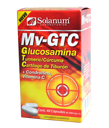 CAPS. MV-GTC GLUCOSAMINA C/40 500MG