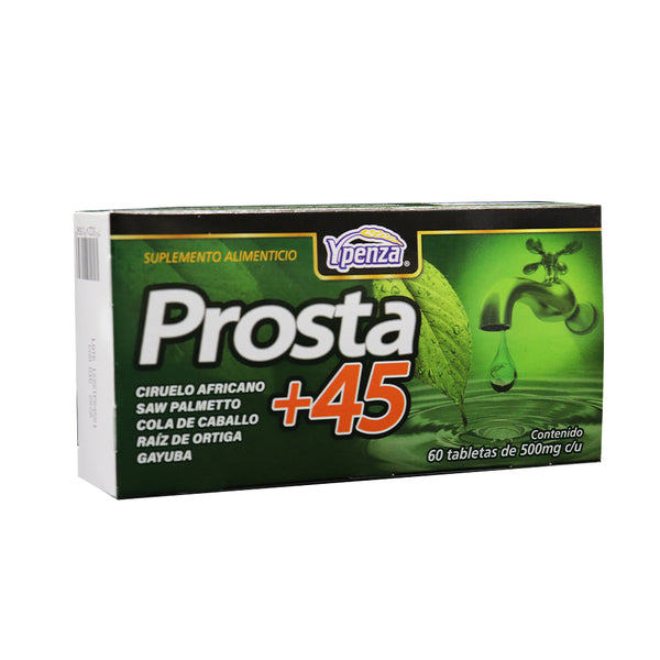 TBS. PROSTA+45 C/60 500MG* ciruelo africano, saw palmeto, cola de caballo, raiz de ortiga, gayuba 1X120