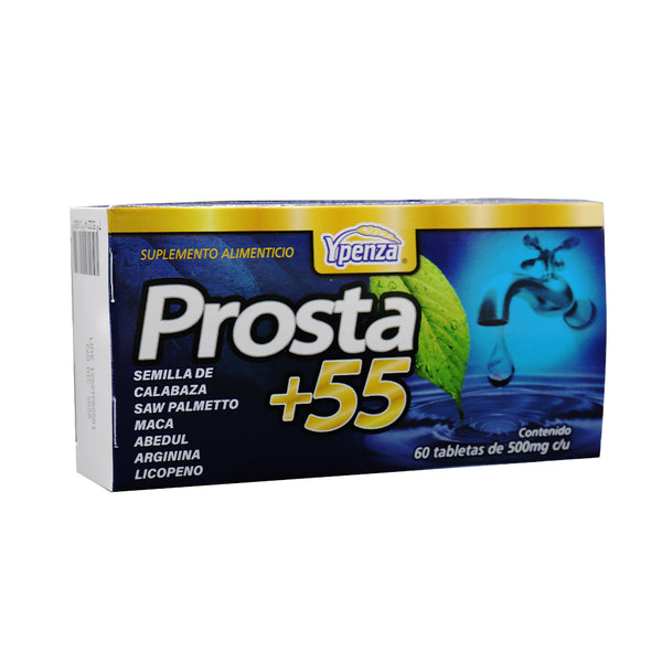 TBS. PROSTA+55 C/60 500MG* semilla de calabaza, saw palmeto, maca, abedul, arginina, licopeno1X120