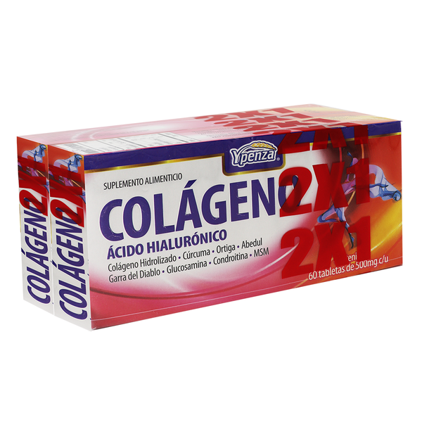 TBS. COLÁGENO ÁCIDO HIALURÓNICO C/60. (2X1) DE 500 MG