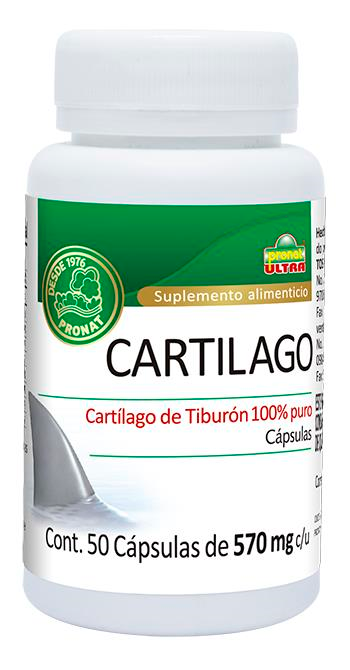 CAPS. CARTILAGO DE TIBURON 100% PURO C/50